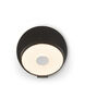 Gravy LED 4 inch Metallic Black with Metallic Black Wall Sconce Wall Light, Hardwire
